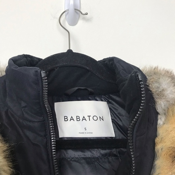 Babaton Black Harrison Goose Down Parka Coat Aritzia - Picture 11 of 16